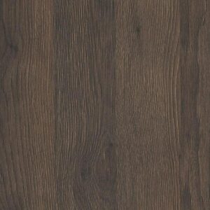Close-up of dark stained oak wood surface with visible grain texture.